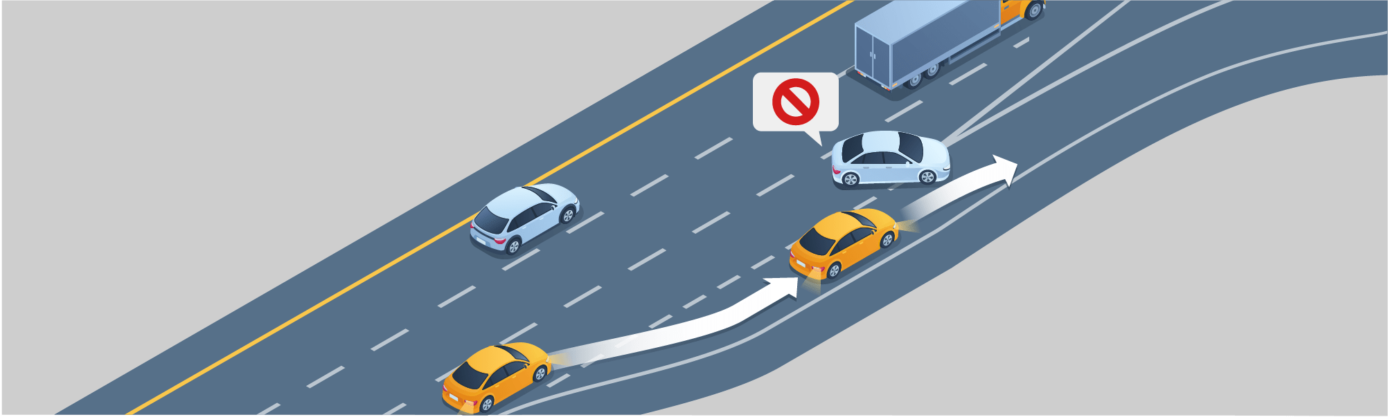 Driving Test Canada - Car Freeway driving - What should you do when you miss a freeway exit?